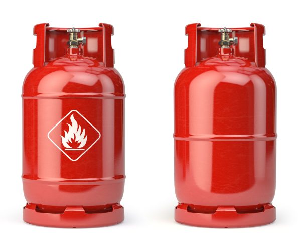 Gas bottle, cylinder or container